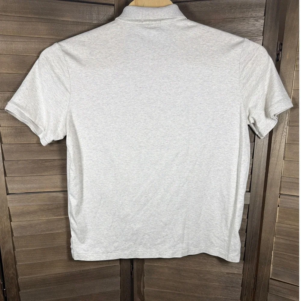 Polo Ralph Lauren Mens Classic Fit Short Sleeve Polo Shirt Heather Gray Large